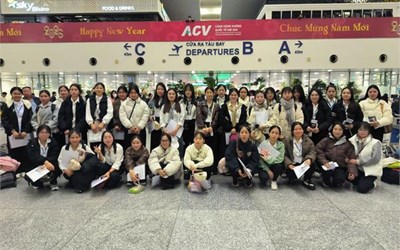 THÁNG 3/2026: TIỄN 43 THỰC TẬP SINH BAY SANG NHẬT BẢN